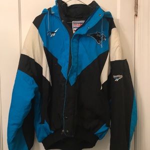 Men’s Vintage Reebok Panthers Puffer coat